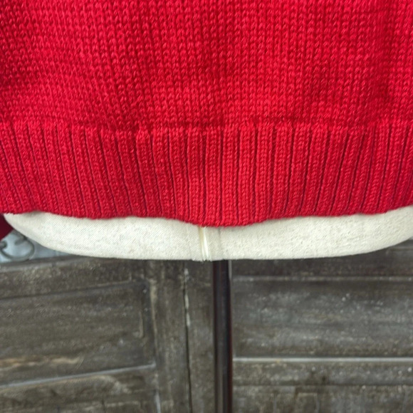 TOMMY HILFIGER
Check Raglan Sleeve Sweater Sz XL(Color Scarlet & Black) NWT - Picture 6 of 16